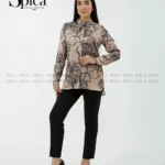 بلوز زنانه طرح دار عمده