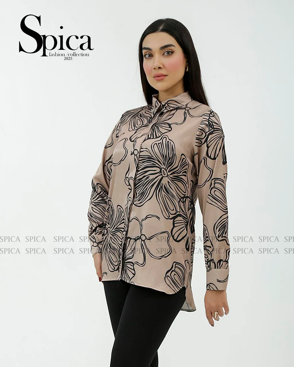 بلوز زنانه طرح دار عمده