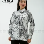 بلوز زنانه طرح دار عمده