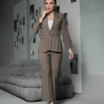 کت شلوار زنانه ست بغل پیله دار