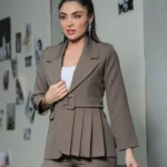 کت شلوار زنانه ست بغل پیله دار