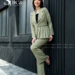 کت شلوار زنانه ست بغل پیله دار
