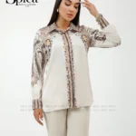 شومیز با طرح بته جقه ای ایرانی اصیل