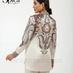 شومیز با طرح بته جقه ای ایرانی اصیل