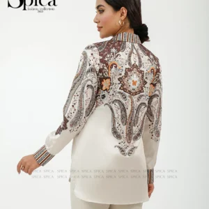 شومیز با طرح بته جقه ای ایرانی اصیل