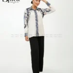 شومیز با طرح بته جقه ای ایرانی اصیل