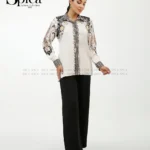 شومیز با طرح بته جقه ای ایرانی اصیل