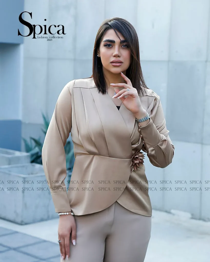 شومیز چپ و راستی تک گل عمده