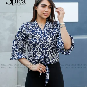 بلوز جلو گره ای عمده