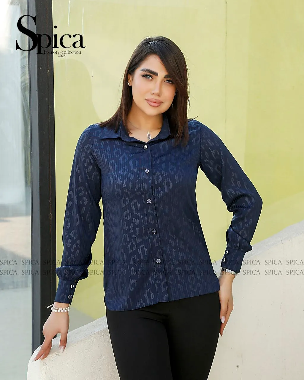 شومیز جلو دکمه عمده