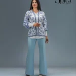 شومیز جلو بسته طرح دار عمده