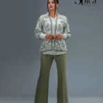 شومیز جلو بسته طرح دار عمده