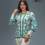 شومیز جلو بسته طرح دار عمده